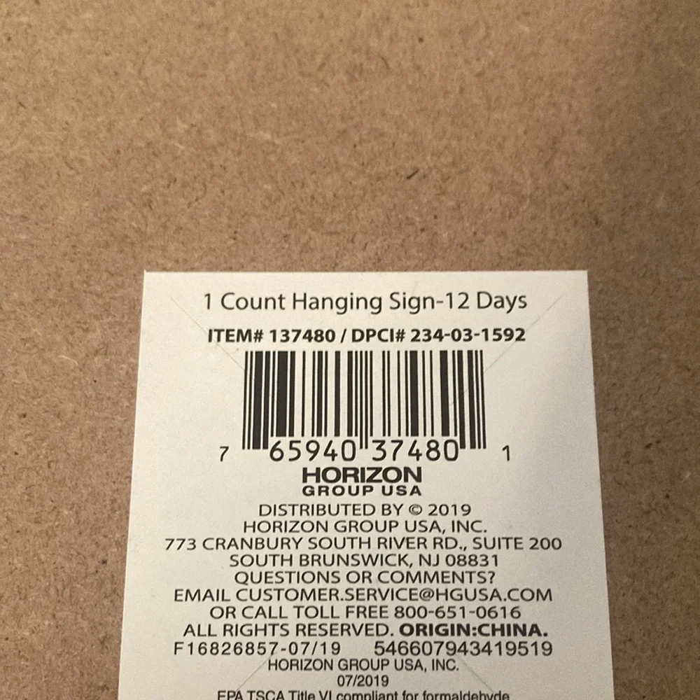 Target BP 2019 Christmas Hanging Sign